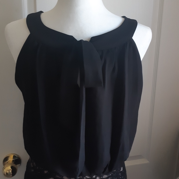 ❣Enfocus Studio black lace/beaded dress - Picture 6 of 10